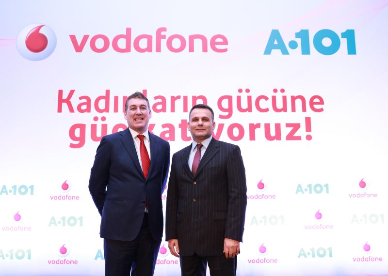 Vodafone, ev hanımları için tarifelerini A101 mağazalarında satışa