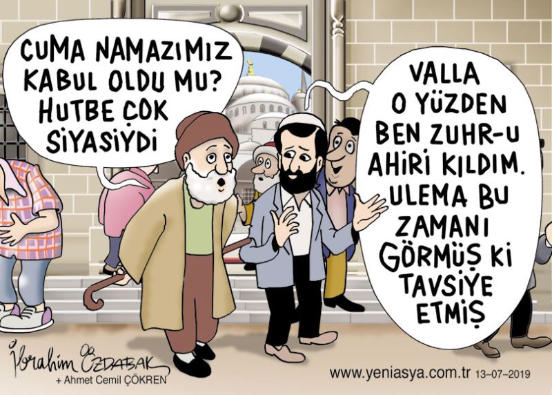 yeni asya cuma namazı karikatür ile ilgili görsel sonucu