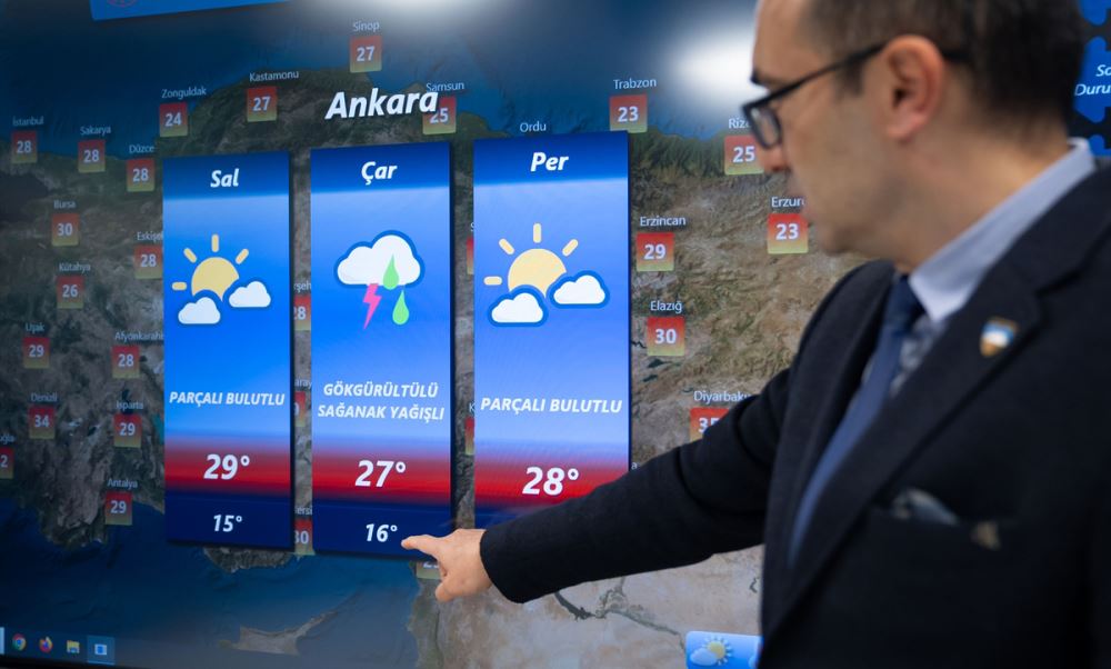 Sıcaklıklar yurt genelinde mevsim normallerinin üzerinde ola